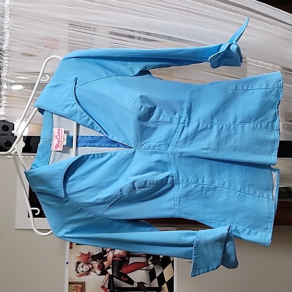 Light blue lauren top from pinup girl clothing